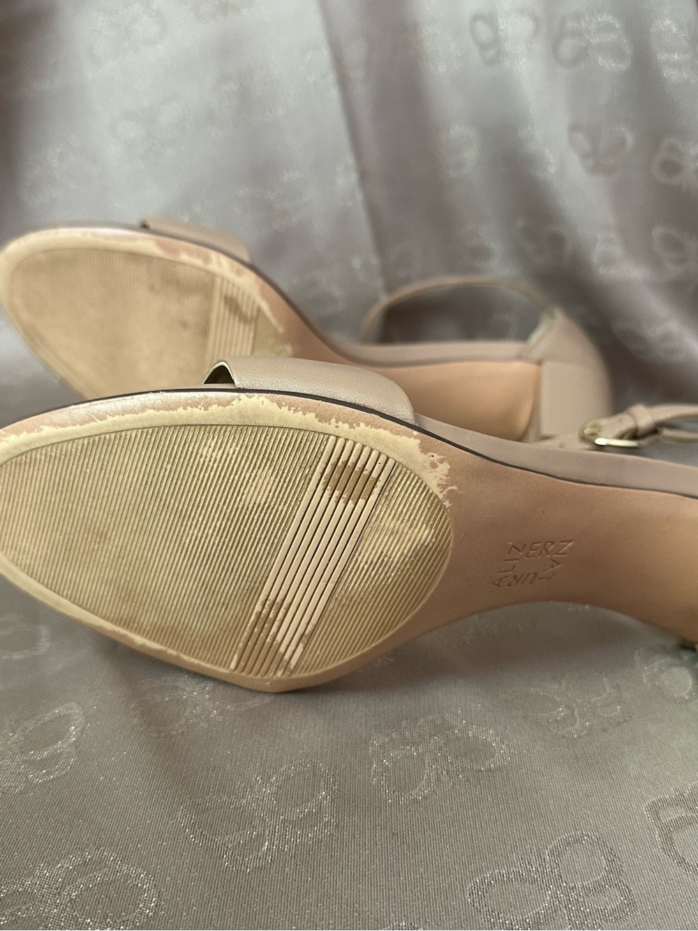 Naturalizer Neutral Ankle-Strap Block Heel Sandals - Picture 7 of 9